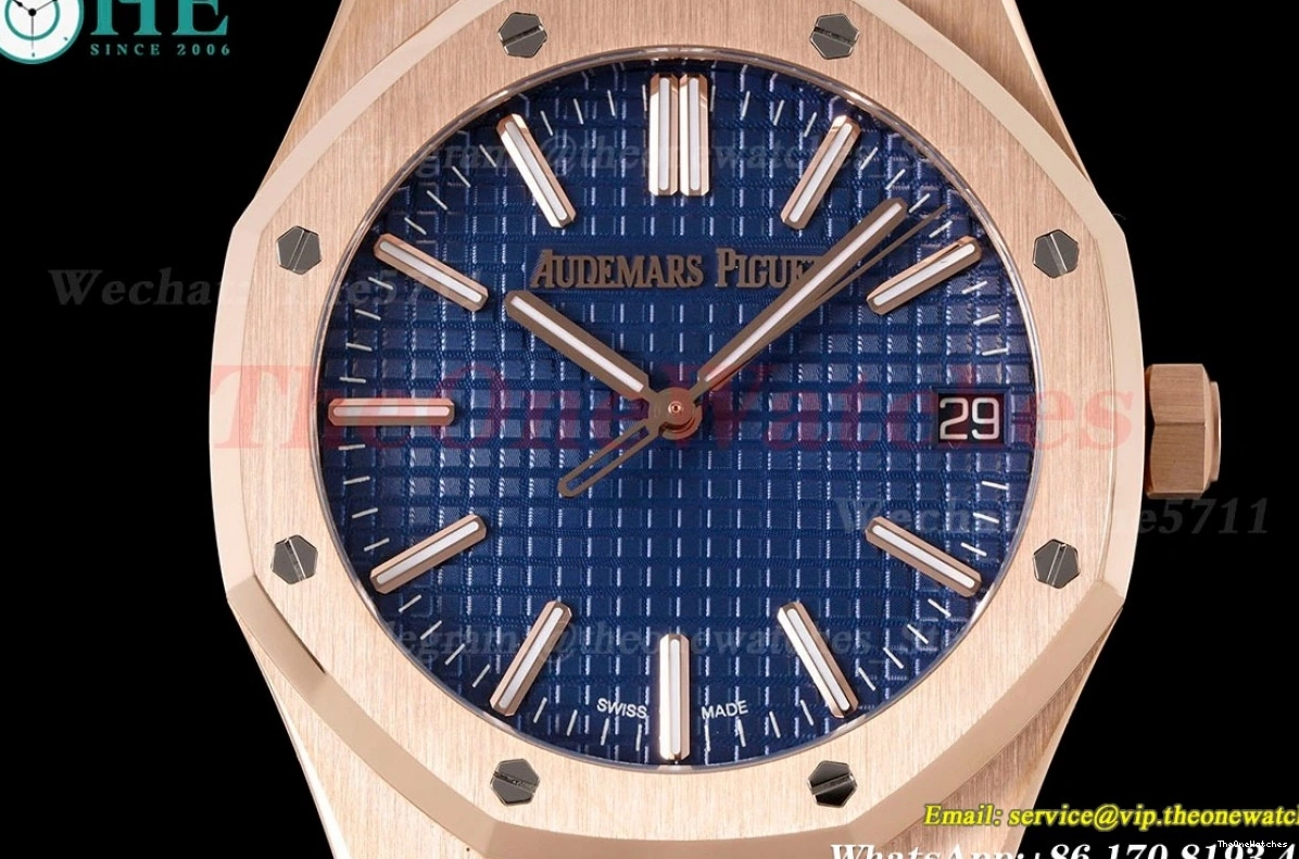Super Clone Oak LE RG A4302 APSF Blue 15510 Royal 41mm Stk 0223